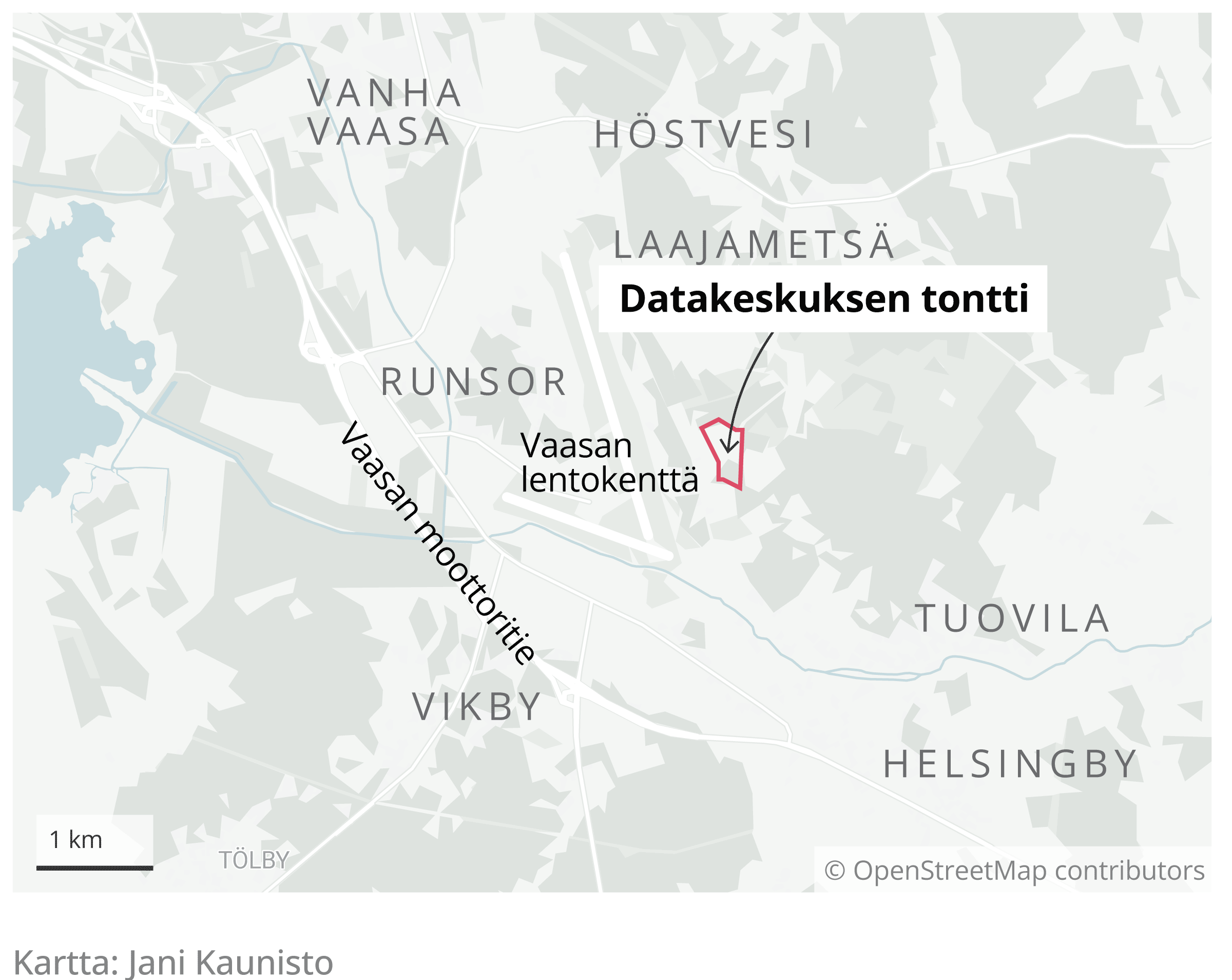 Vaasaan pyrkivällä datakeskusyhtiöllä kytky Raimo Sarajärven yritykseen – Jättihanke hakee rakentamislupaa