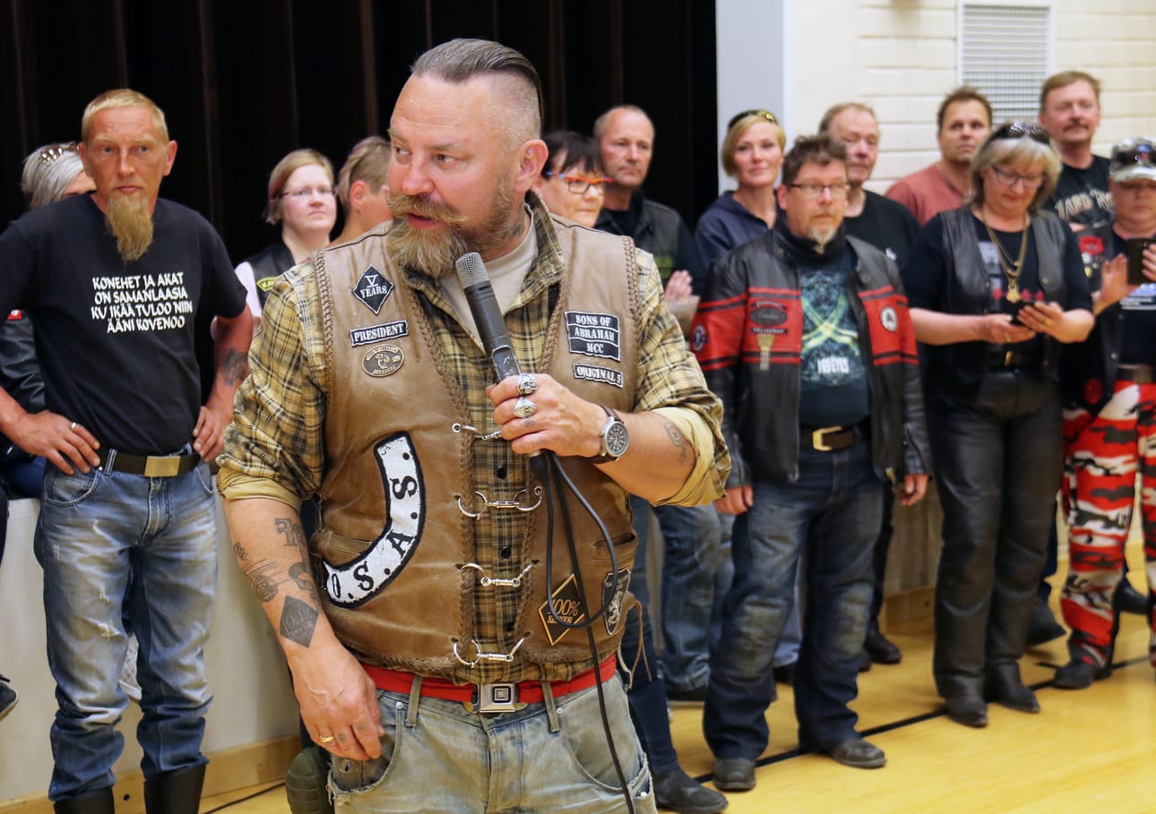 Keväällä 2018 motoristit kävivät puhumassa kiusaamisesta Kortesjärven yhtenäiskoulussa.