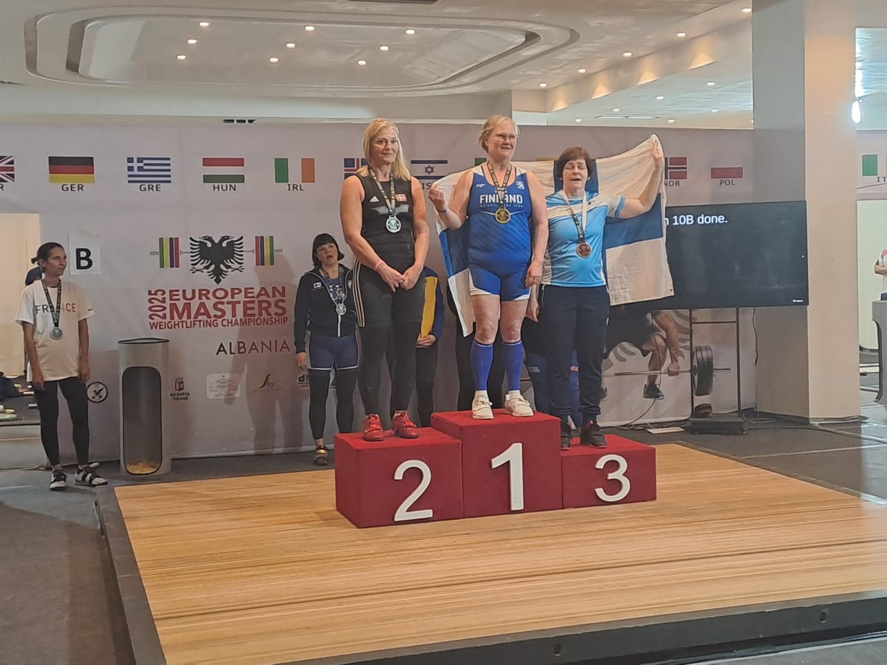 Arja Lohi sijoittui kolmanneksi N55, alle 76 kg -sarjassa maanantaina Albanian Durrësissa pidetyissä painonnostokilpailuissa.