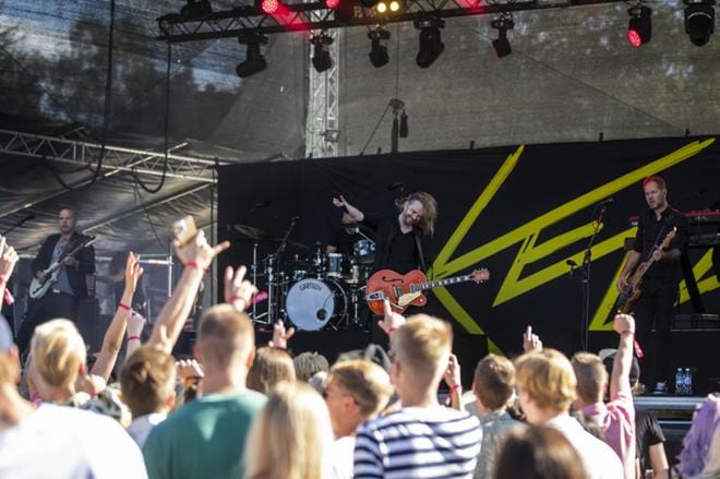 Anssi Kela oli yksi Vaasa Festivalin lauantain esiintyjistä. KUVAT: MIRANDA KIVEKÄS