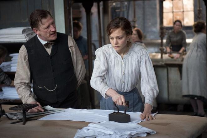 Carey Mulligan tähdittää elokuvaa 1900-luvun alun naisaktivisteista eli suffrageteista. KUVA: Steffan Hill/Yle kuvapalvelu