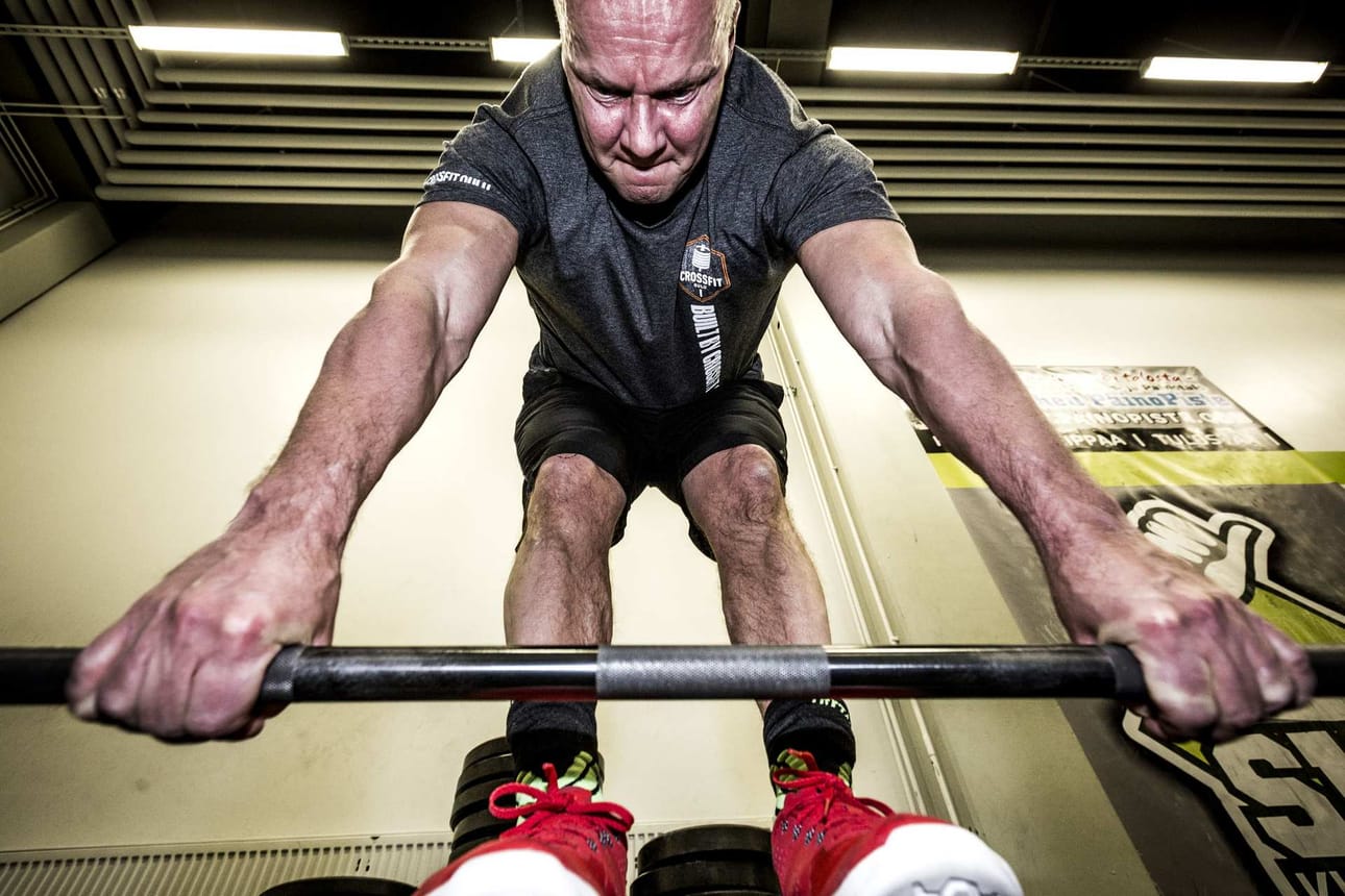 Kauko Härmä tykkää crossfitin monipuolisuudesta. Lajissa oppii koko ajan uutta.