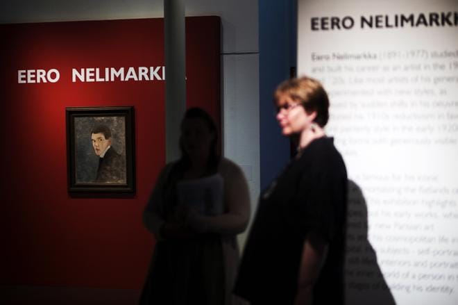 Viime vuoden aikana Nelimarkka-museossa nähtiin muun muassa töitä Nelimarkka-rahaston kokoelmasta. Kuva: Jarno Pellinen