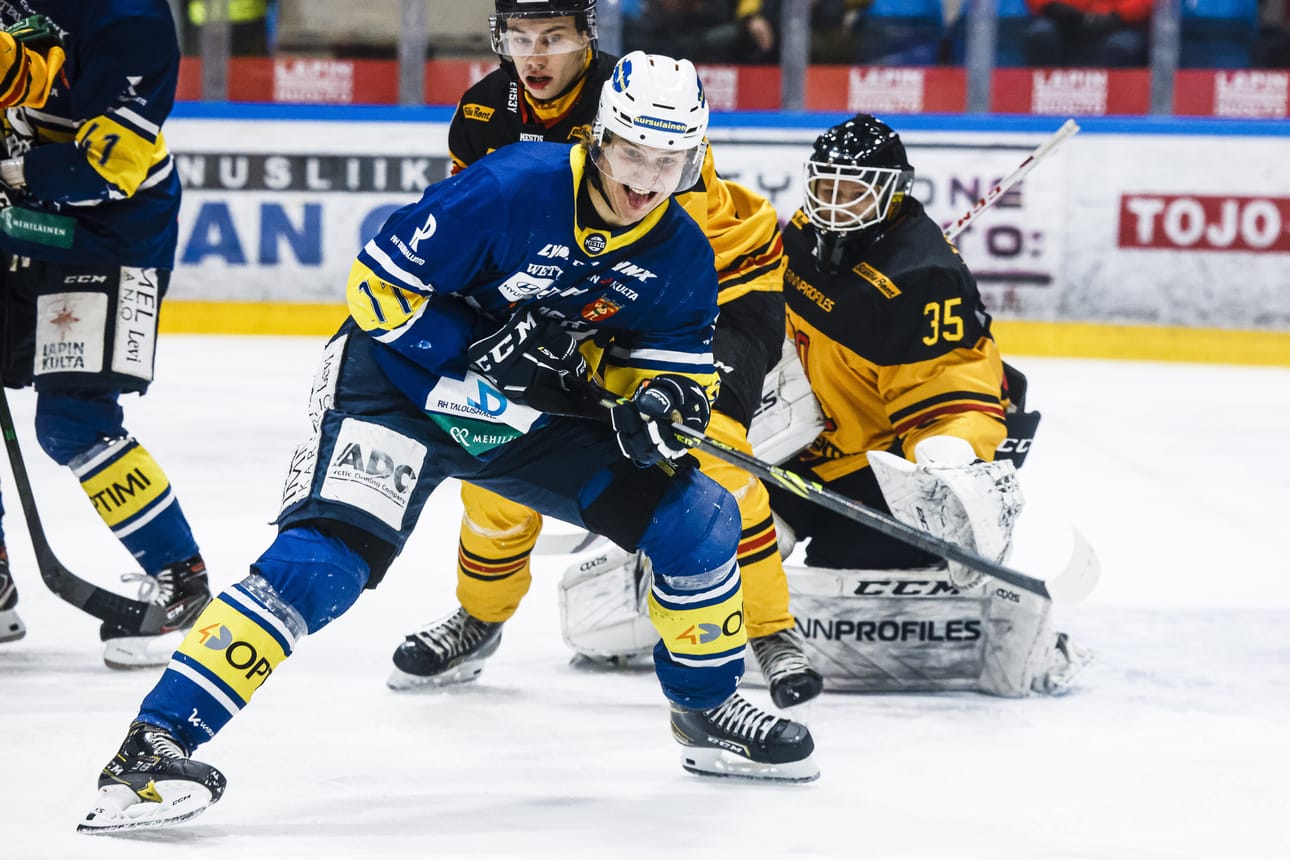 Lauri Heinon nälkäinen virne tuotti 2 -1-johtomaalin.