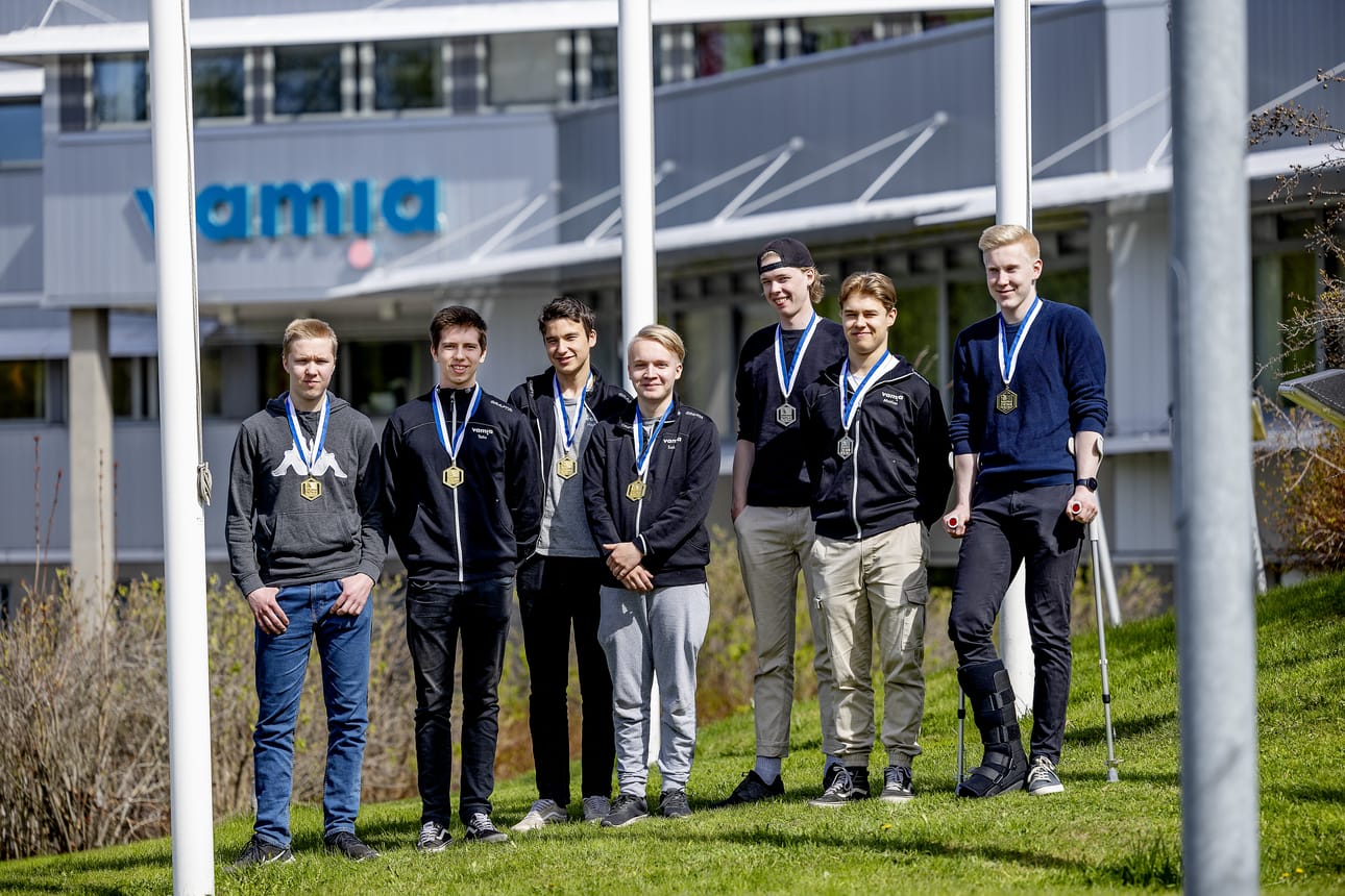 Kultaa Taitaja-kisoissa saivat Vili Niemikorpi, Tatu Virkola, Hampus Enlund ja Saku Tuomela, hopeaa William Kunwar ja Matias Järnefelt sekä pronssia Mikael Kolehmainen.