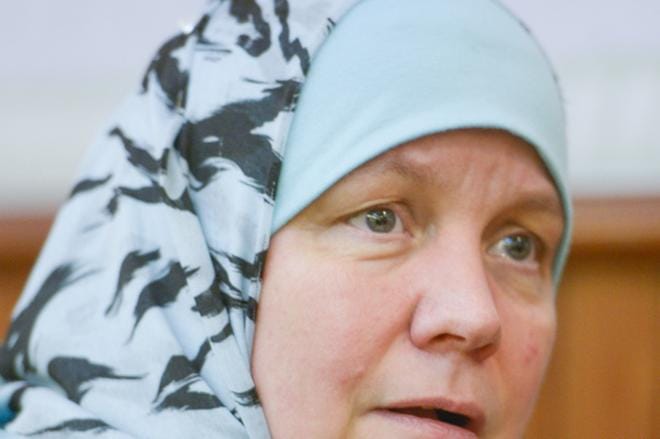 Pia Jardi on yksi suurmoskejahankkeen takana olevista aktiivisesta. KUVA: KIMMO BRANDT / COMPIC