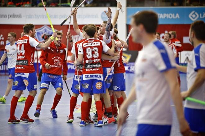SPV juhli ja Oilers kulki allapäin Seinäjoella sunnuntaina. Kuva joukkueiden ensimmäisestä kohtaamisesta. Kuva Tomi Kosonen