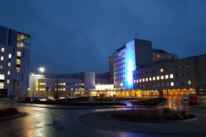 Maailman diabetespäivän tunnus on sininen ympyrä. KUVAT: PÄIVI STRÖMSHOLM