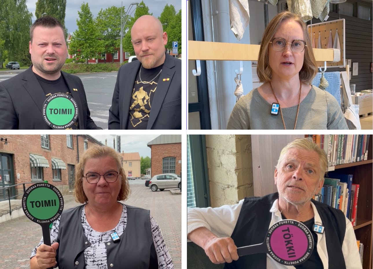 Matti Kiilunen, Jussi Latikka, Kaisa Hautakangas, Virpi Kangasluoma, Jouni Haapalainen kertoivat mikä Lapualla on parasta ja mikä toisaalta mättää.